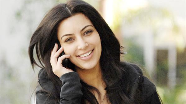 Kim without make-up