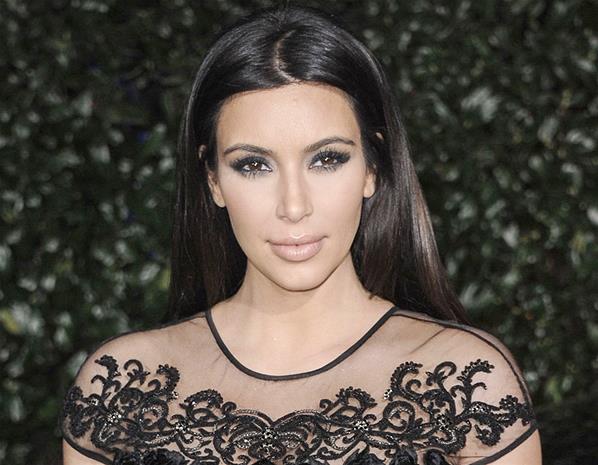 Kim with make-up